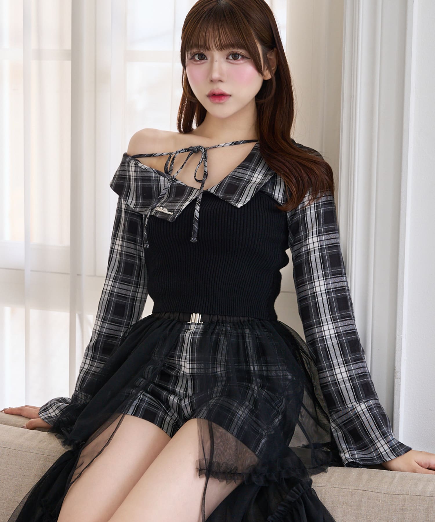Jewel Ballon Peplum Tops