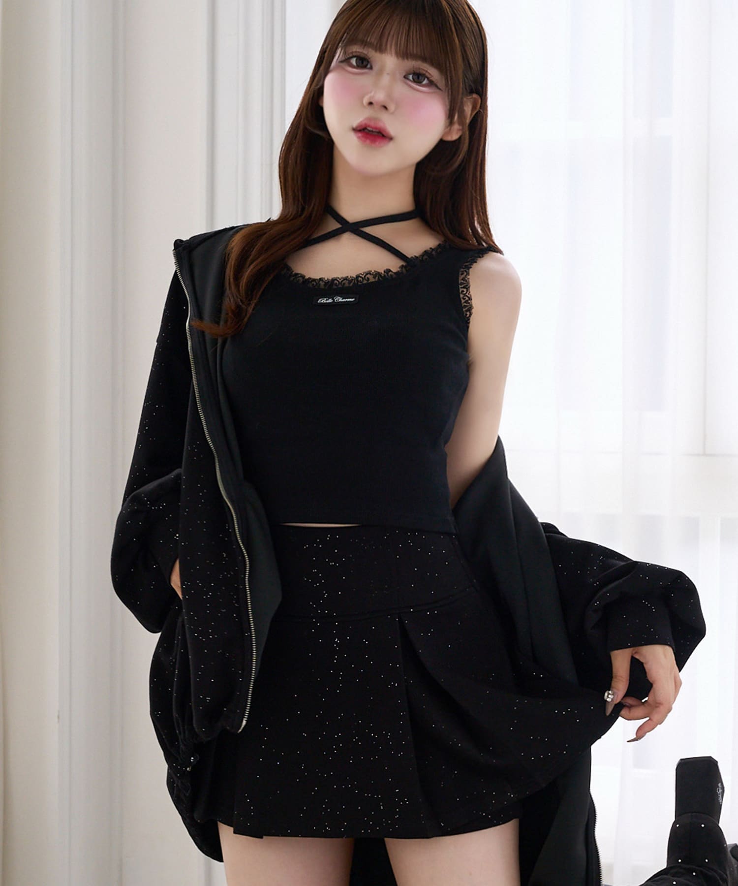 Cable Knit Peplum Tops
