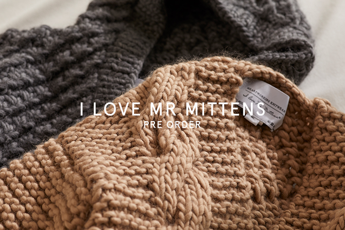 i love mr.mittens ニットカーディガン