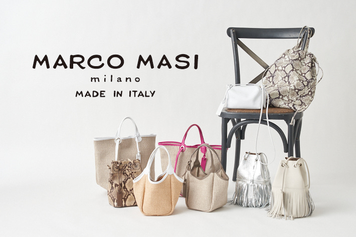 MARCO MASI （マルコ マージ）】から新作アイテムが登場 | La boutique