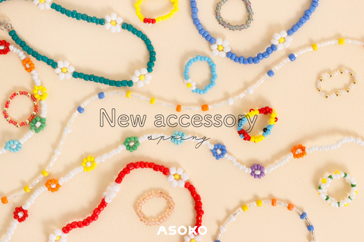 ASOKO 【Spring】New accessory