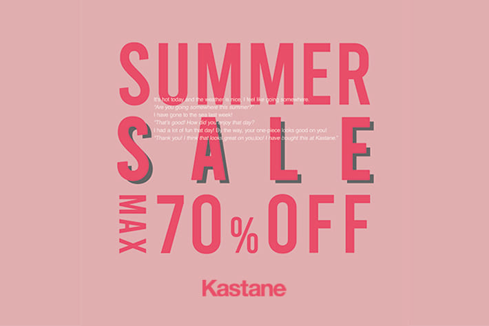 Kastane 【6/23 START!】2022 summer sale