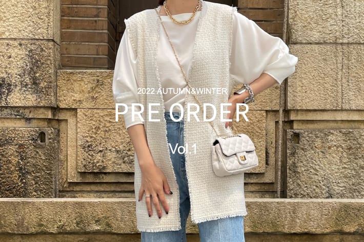 DOUDOU '22AW PRE ORDER  Vol.1 / 予約アイテムに新作を追加！