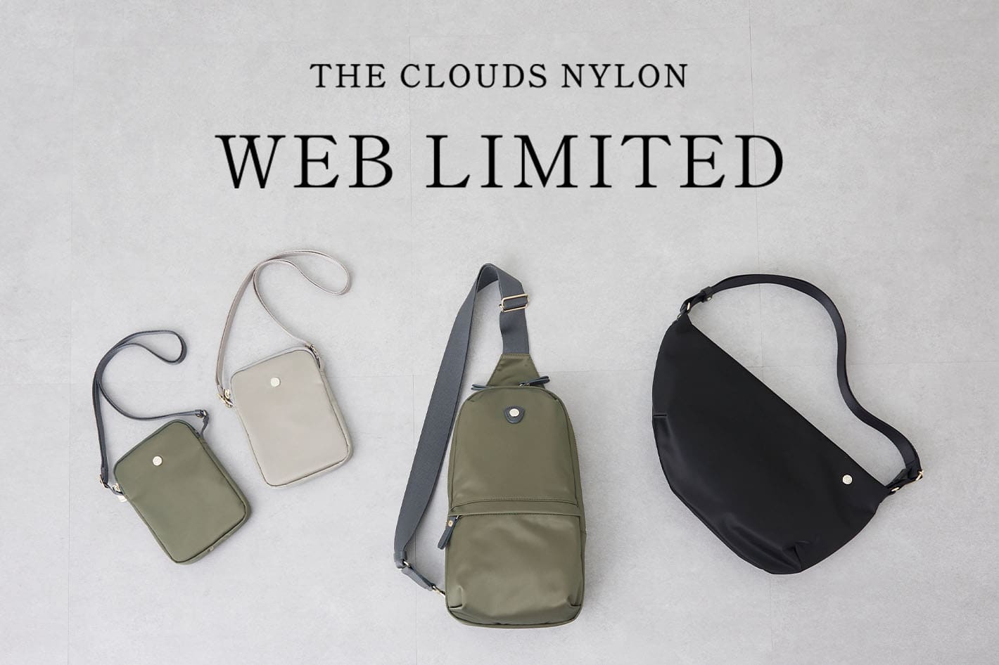 russet ◆New Arrival◆WEB限定の人気アイテムに「THE CLOUDS NYLON」タイプが登場！