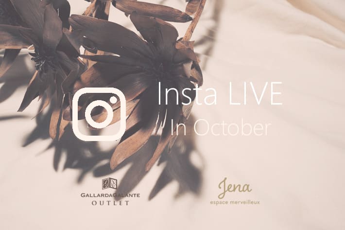 Jena　espace merveilleux 【insta LIVE】10月の配信日をお知らせいたします。