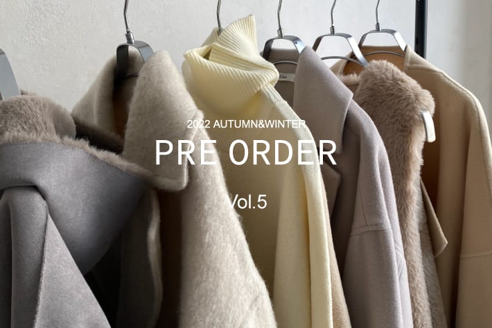 DOUDOU PRE ORDER vol.5 / 予約アイテムおすすめ6選
