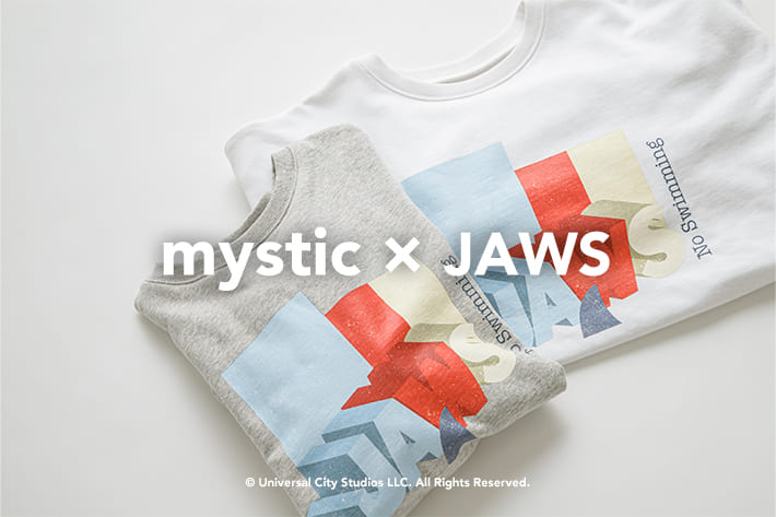 mystic×JAWS コラボアイテム発売！ | mystic(ミスティック)のニュース 