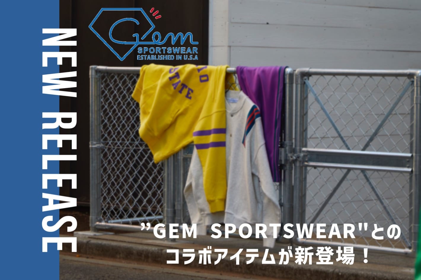 GEM SPORTSWEAR×CIAOPANIC TYPY】コラボアイテムが登場！ | CIAOPANIC