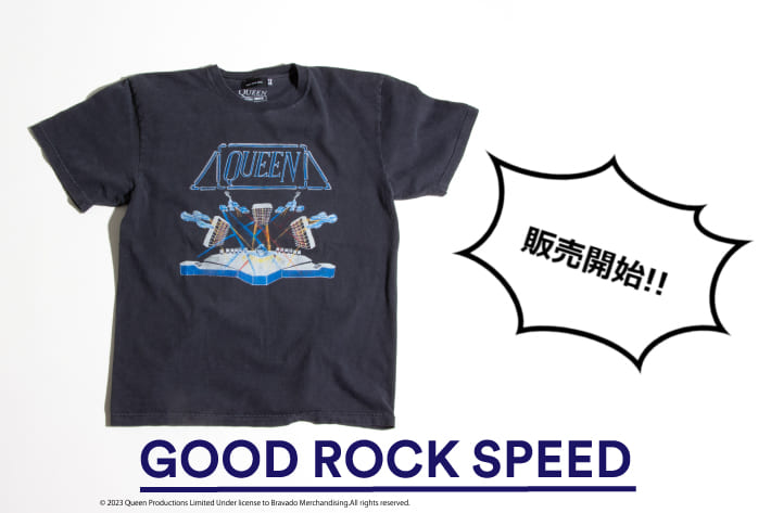 FREDY & GLOSTER 【GLOSTER】GOODROCKSPEEDのバンドTシャツが販売開始!