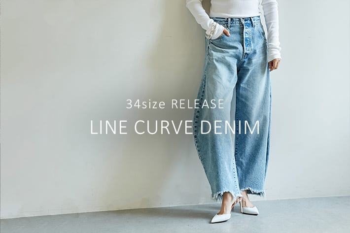 ラインカーブDENIM 34.-