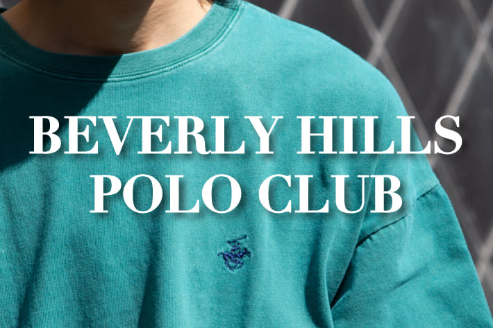 FREDY & GLOSTER 【GLOSTER】これで夏を乗り切る【BEVERLY HILLS POLO CLUB】ワンポイントTシャツ