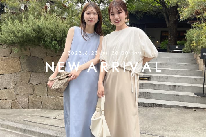 natural couture 【NEW ARRIVAL】6.23(Fri) 20時販売スタートアイテムご紹介！