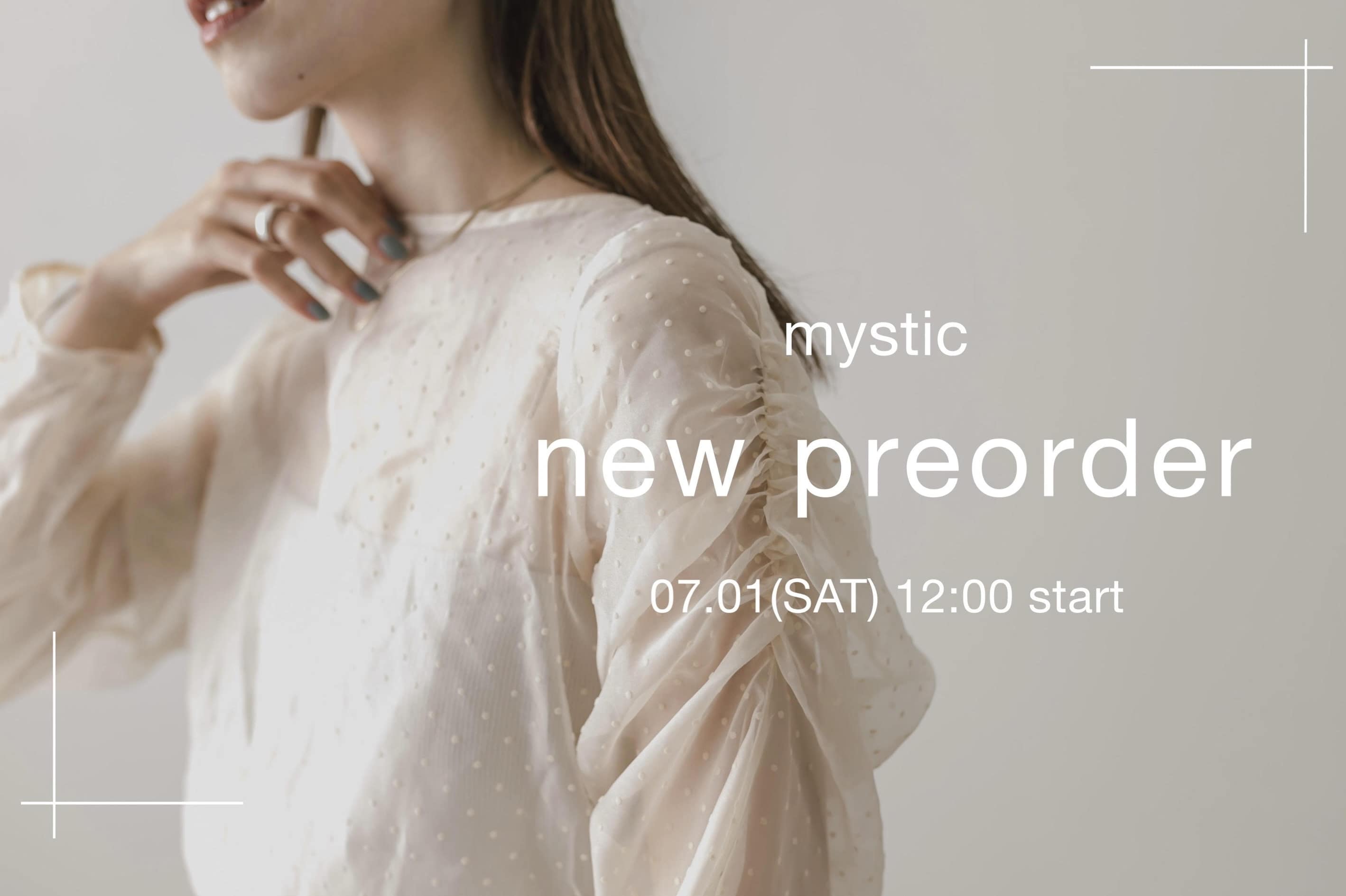 mystic NEW PREORDER START -2023.07- | mystic(ミスティック)の ...