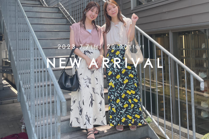 natural couture 【NEW ARRIVAL】7.7(Fri) 20時販売スタートアイテムご紹介！