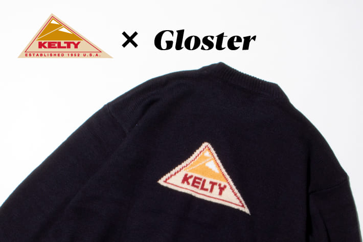 FREDY & GLOSTER 【GLOSTER】KELTY×GLOSTER別注のニットが予約販売開始！