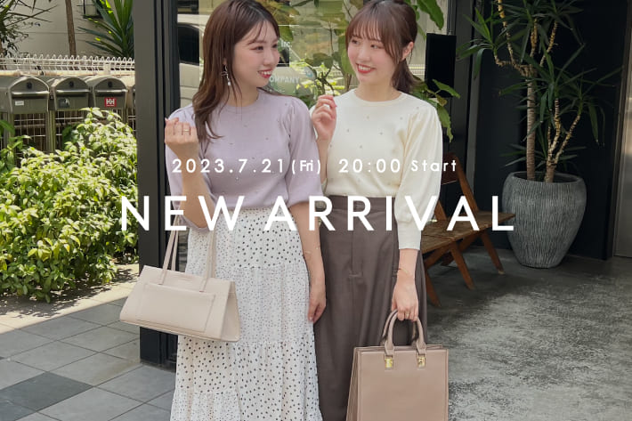 natural couture 【NEW ARRIVAL】7.21(Fri) 20時販売スタートアイテムご紹介！