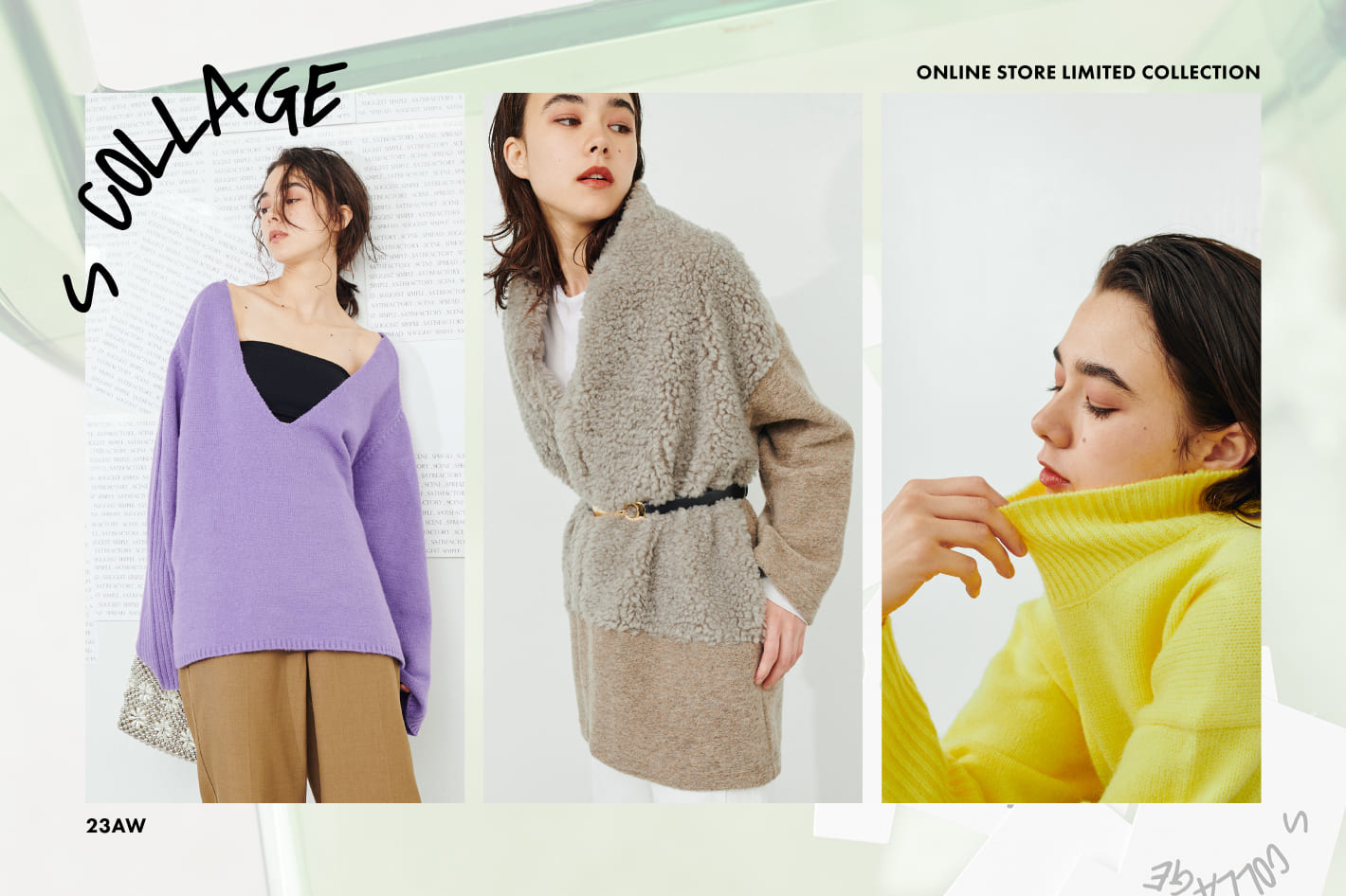 COLLAGE GALLARDAGALANTE 《S COLLAGE》23AW ONLINE STORE LIMITED COLLECTION