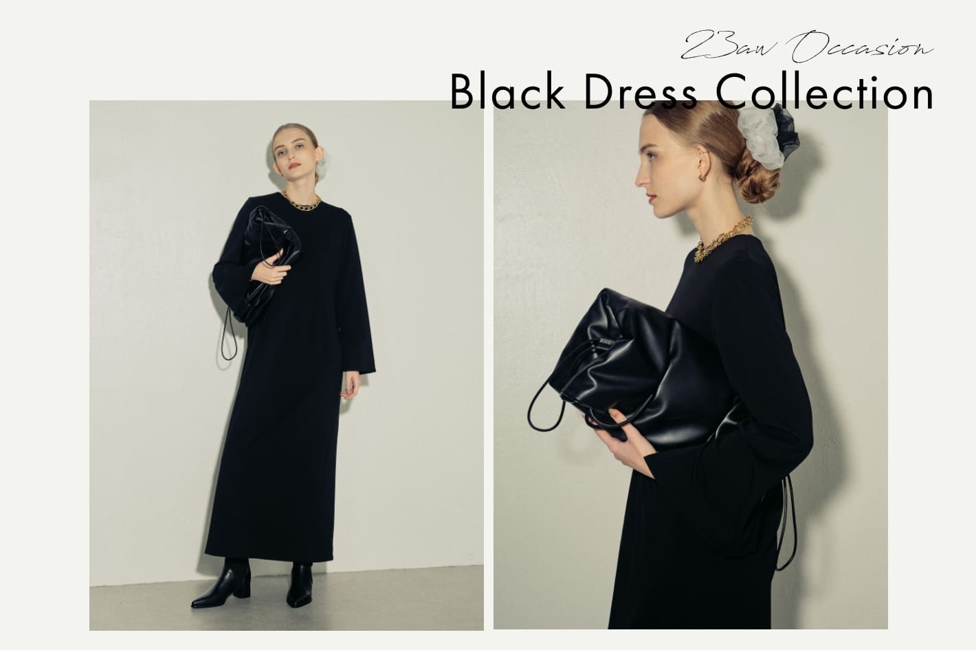 Omekashi 23aw Occasion ”Black Dress Collection”