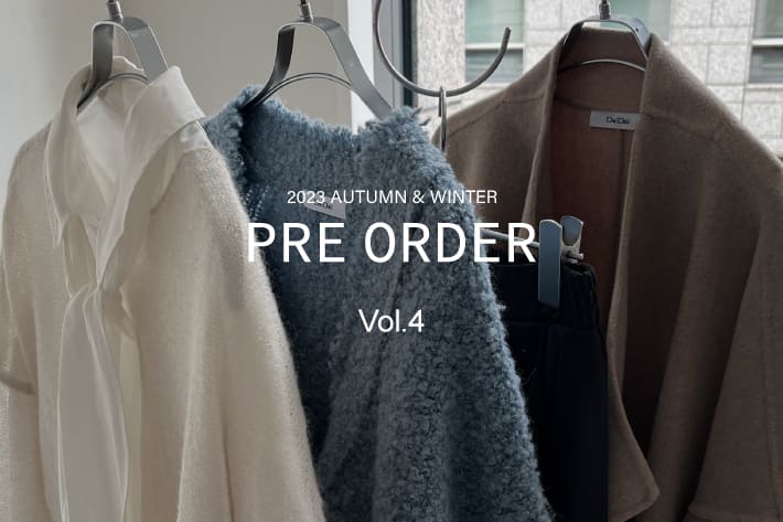 DOUDOU PRE ORDER vol.4 / お気に入りの服で冬の支度を。