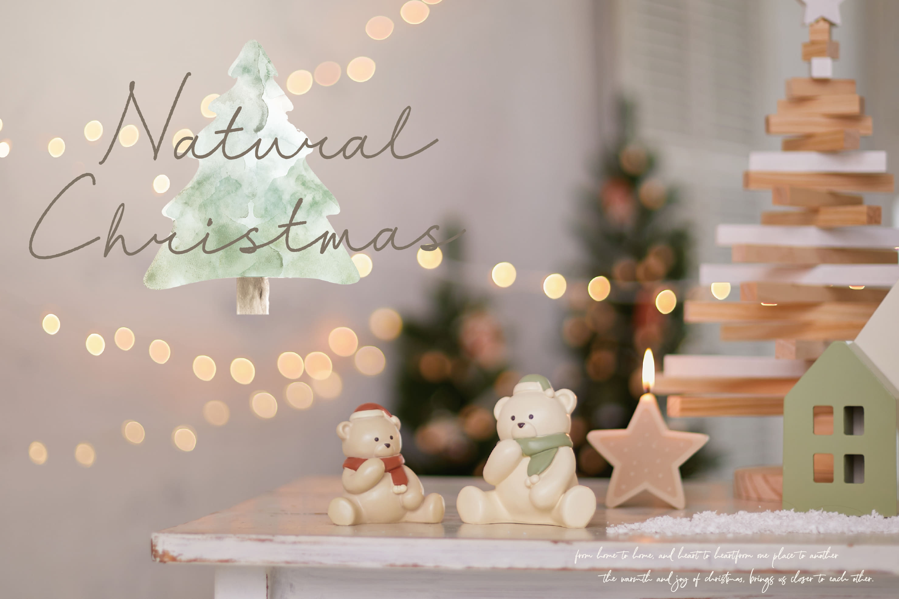 3COINS Natural Christmas