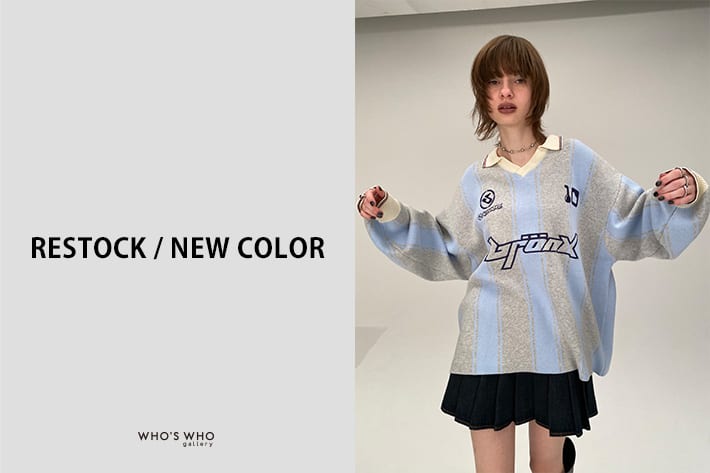 WHO’S WHO gallery 【RESTOCK & NEW COLOR】