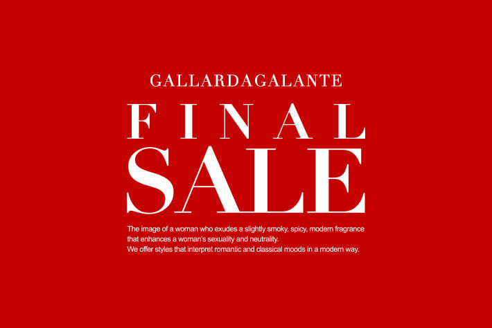 GALLARDAGALANTE ＼ついにラストスパート／【FINA SALE】アイテム追加＆割引率UP！