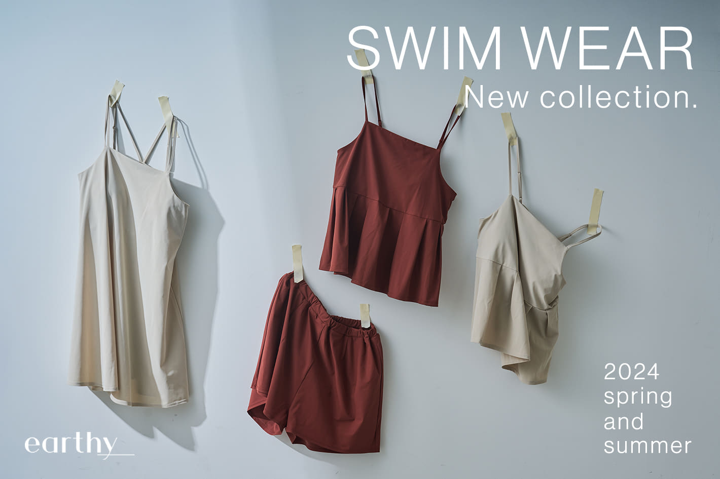 earthy_ SWIM WEAR NEW COLLECTION.   2024 spring and summer.