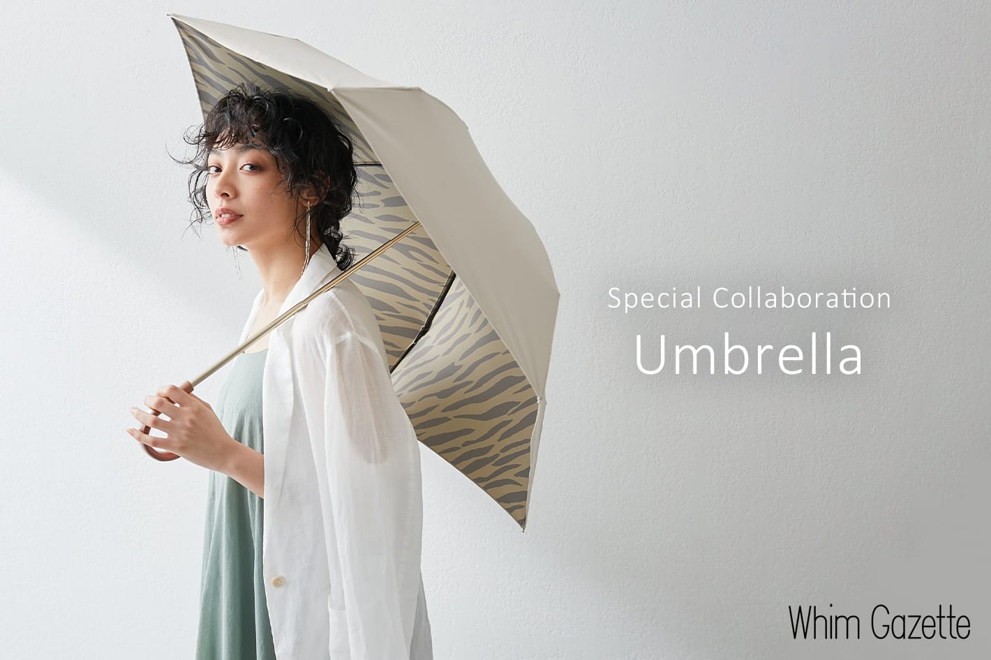 Whim Gazette 『Whim Gazette×ELLE SHOP×Gracy』のコラボ晴雨兼用の傘が予約販売スタート！