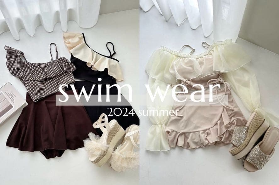 one after another NICE CLAUP 2024 swimwear collection