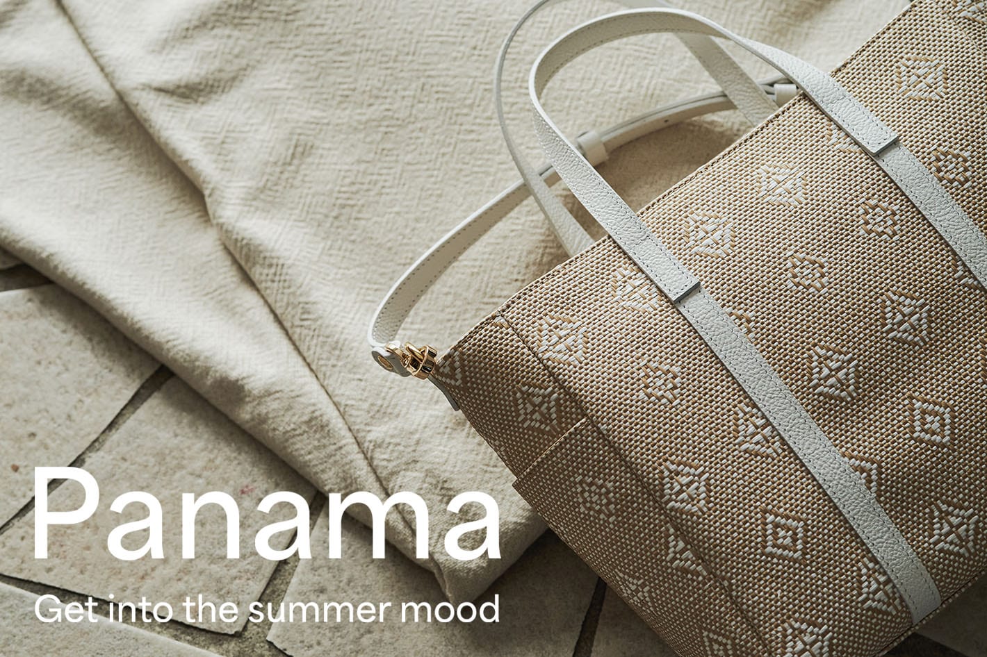 russet 持つだけですぐに夏ムードになる「PANAMA」素材をご紹介！