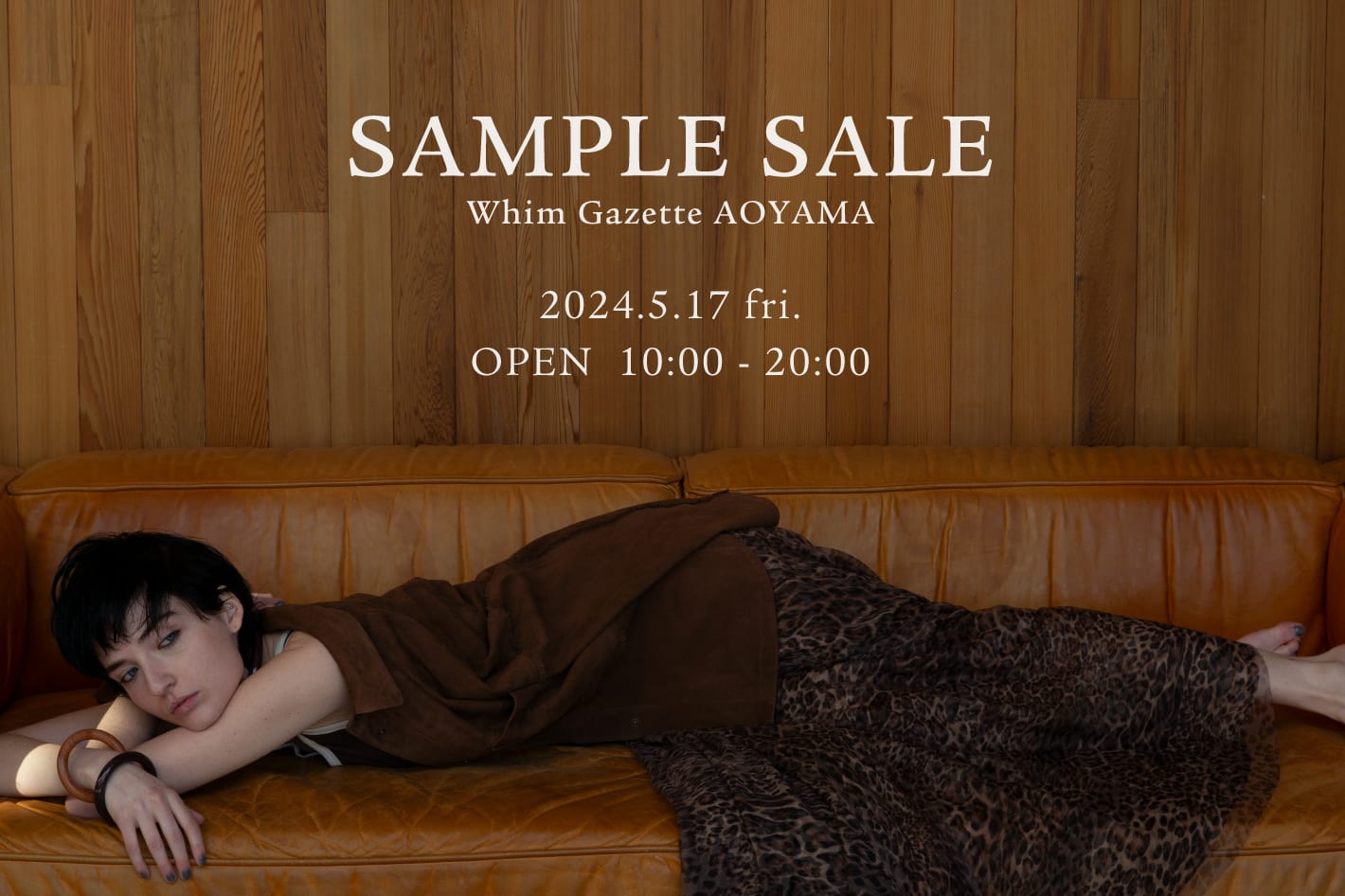 Whim Gazette 【青山店】 SAMPLE SALE開催のお知らせ