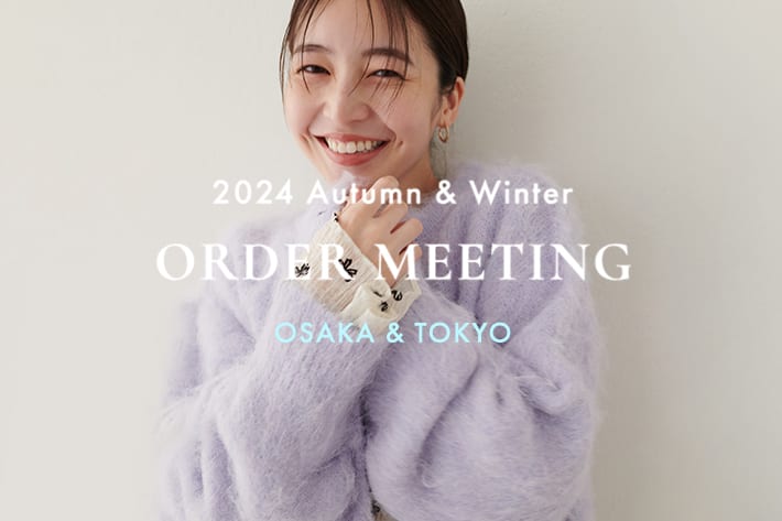 natural couture 【告知】店舗で開催！受注会2024AW