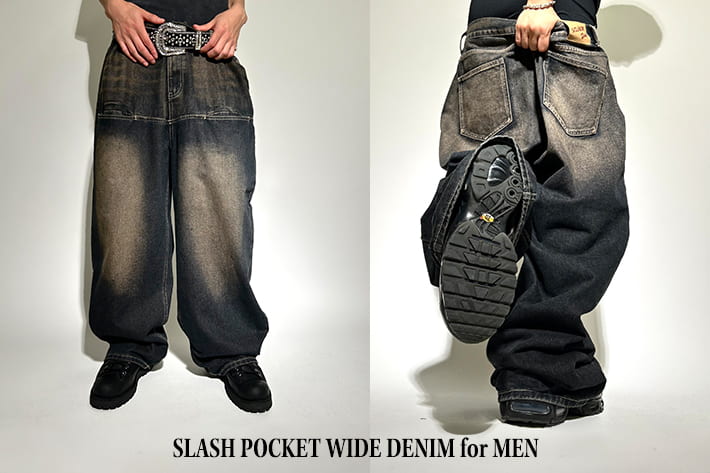 WHO’S WHO gallery 【SLASH POCKET MIDE DENIM for MEN】