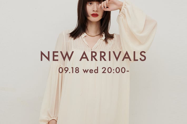 LARUTA NEW ARRIVAL 《09.18(水)新作アイテムをcheck》