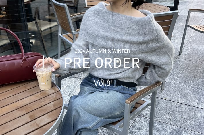 DOUDOU PREORDER vol.3 / 新たな季節の始まりを感じさせるラインナップ