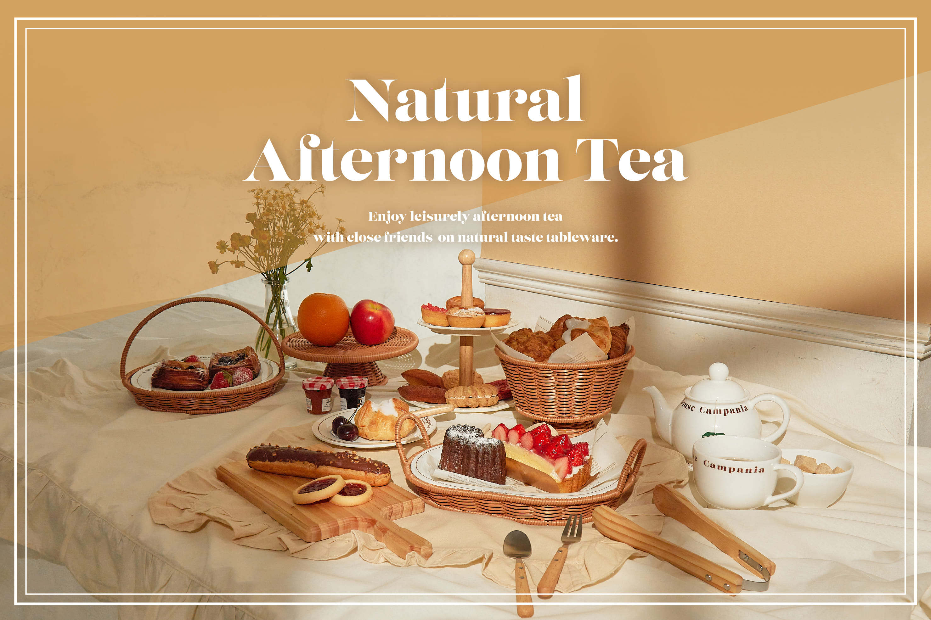 3COINS Natural Afternoon Tea