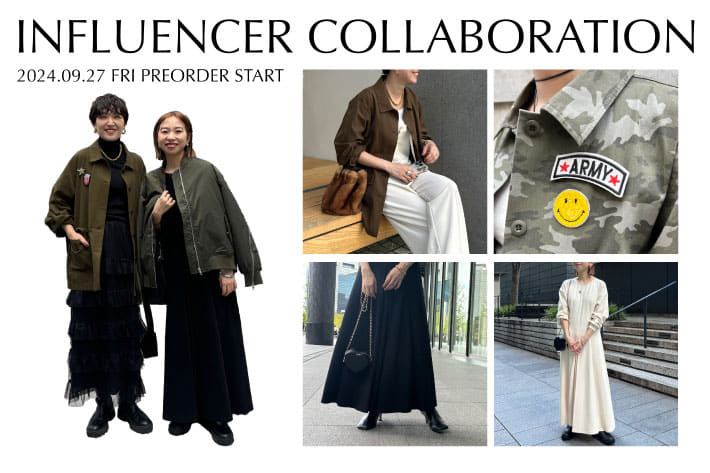 LOUNGEDRESS Loungedressの人気インフルエンサーによるコラボアイテムが予約スタート！