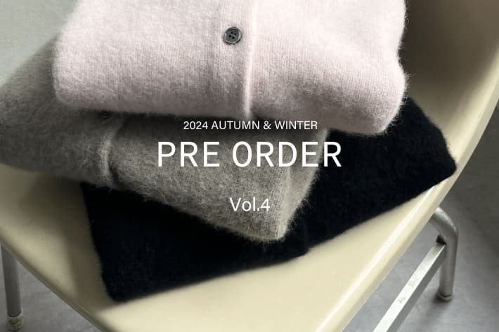 DOUDOU PREORDER vol.4 / 今からしておくべき冬支度。