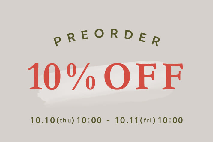 DISCOAT 【1日限り♪】PRE ORDER 10％OFF