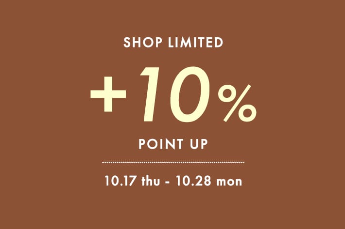 LARUTA 【店舗限定】＋10%ポイントアップ開催！【秋のパルクロウィーク】