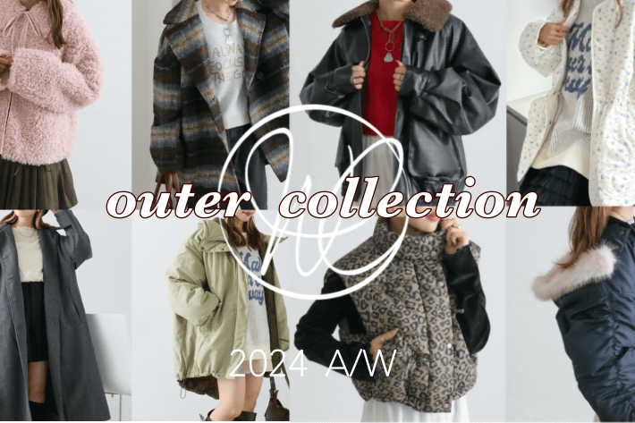 w closet 【2024A/W】OUTER　COLLECTION♡