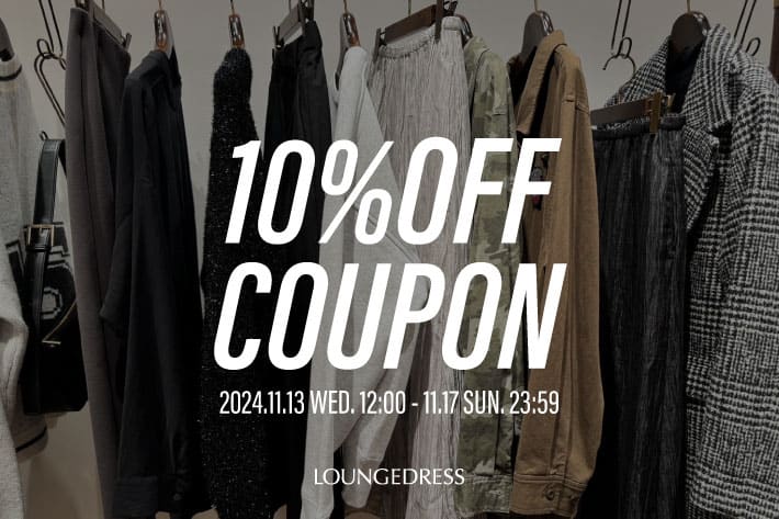 LOUNGEDRESS SPECIAL COUPON10％OFF!!!