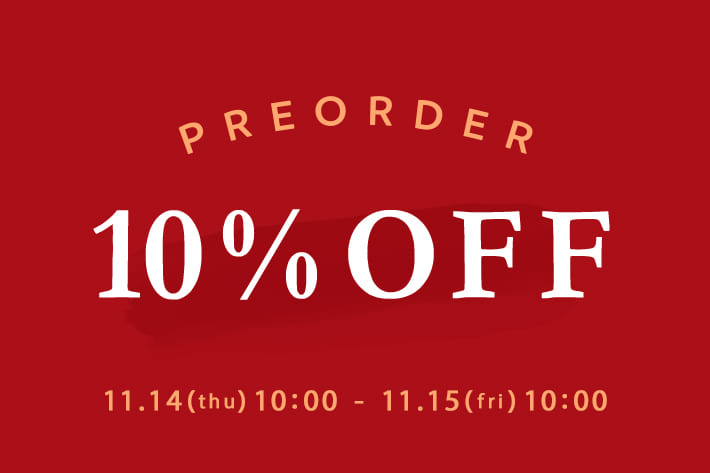 DISCOAT 【1日限り♪】PRE ORDER 10％OFF