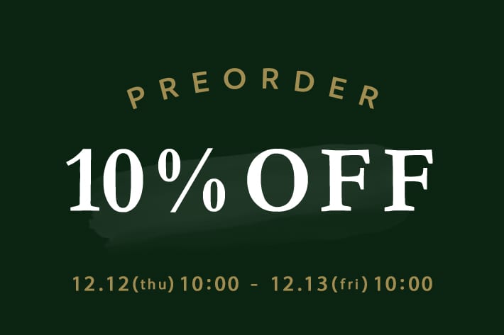 DISCOAT 【1日限り♪】PRE ORDER 10％OFF