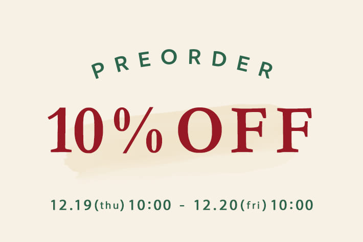 DISCOAT 【1日限り♪】PRE ORDER 10％OFF