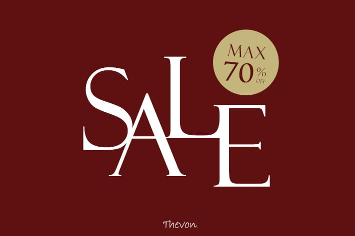 Thevon. 【～MAX70％OFF】新春クリアランスセール開催！