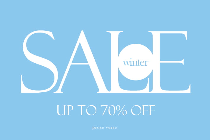 prose verse 【最大70%OFF！】WINTER SALE