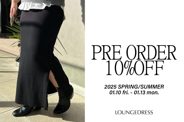 LOUNGEDRESS 【4日間限定】春の新作が今だけお買い得！10％OFFクーポンキャンペーン開催！