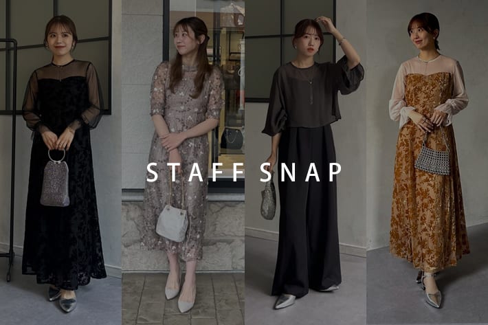 Thevon. オケージョンアイテムを使ったSTAFF SNAP