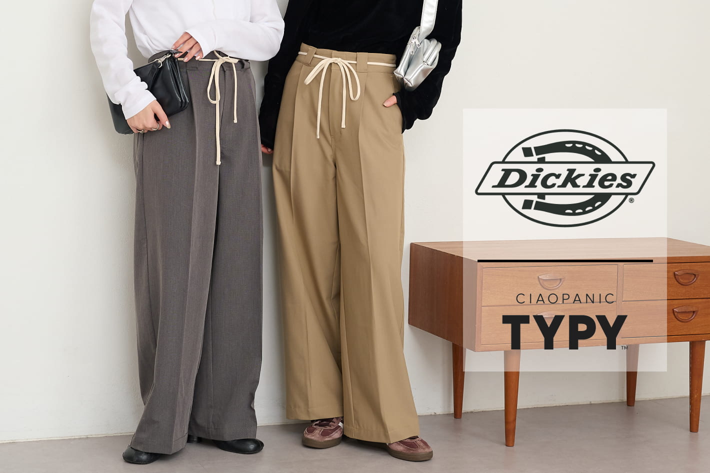 CIAOPANIC TYPY 【CIAOPANIC TYPY×Dickies】別注アイテムが登場！